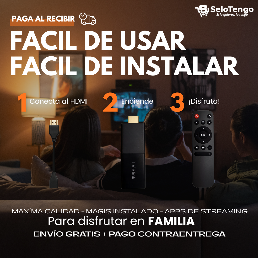 Tv Stick Android 14.0 Con MagisTV